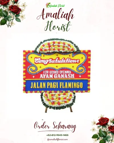 Bunga Papan Congratulation di Plaju Ulu